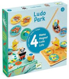Настільна гра Djeco Набір ігор 4 в 1 Лудопарк (DJ01698)
