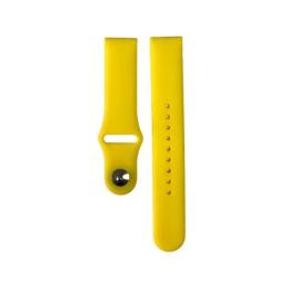 Ремінець для смарт-годинника Infinity Silicone 22 mm Yellow