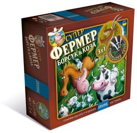 Настільна гра Granna Суперфермер 3 в 1 (84085)
