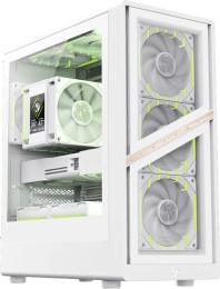 Корпус для ПК GAMEMAX AERIS 330 Glass White (AERIS 330 GW)