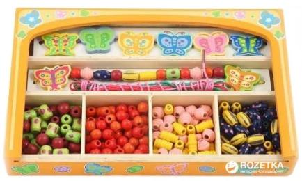 Набір для творчості Viga Toys 58550 Намисто з метеликів