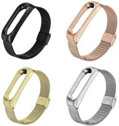 Ремінець для фітнес-браслету BeCover Metal для Xiaomi Mi Band 3/4 Silver (BC_704652)