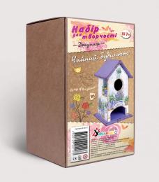 Набір для творчості УМНЯШКА Декупаж D-003/1 Чайний будиночок лаванда