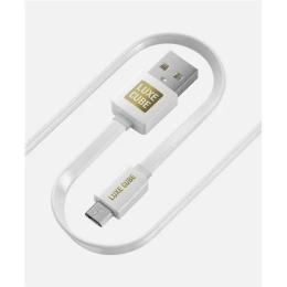 Дата-кабель Luxe cube Flat 2231252967010 1m USB(тато) - microUSB(тато) White