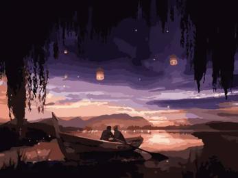 Картина за номерами Art Craft 40х50 см 10213-AC Закохані під небом