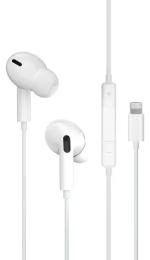 Дротові навушники Jellico EP3A, with mic, lightning White