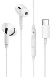 Дротові навушники Jellico EP3A, with mic, lightning White