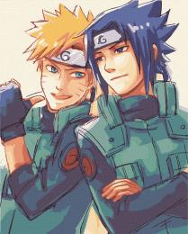 Картина за номерами Art Craft 40х50 см 10225-AC Наруто та Саске