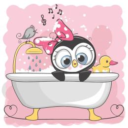 Картина за номерами Art Craft 30х30 см 15503-AC Пінгвін