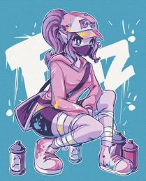 Картина за номерами Art Craft 40х50 см 10218-AC Style girl