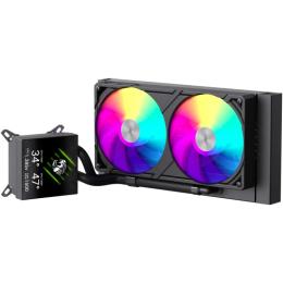 Кулер для ПК GAMEMAX GLACIER 240 LCD Black (GLACIER 240 LCD BK)