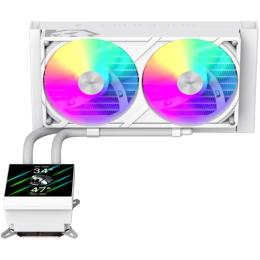 Кулер для ПК GAMEMAX GLACIER 240 LCD White (GLACIER 240 LCD WH)