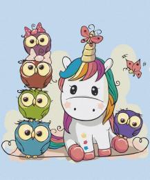 Картина за номерами Art Craft 40х50 см 15525-AC Казкові друзі