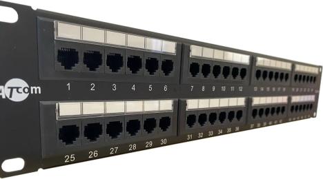 Патч-панель Atcom P5148 48xRJ-45 19 2U 48 портів CAT5е UTP