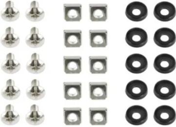 Монтажний комплект для серверних стійок Cablexpert 19A-FSET-02 19, 50 шт.