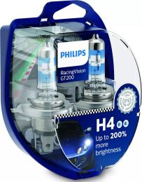 Лампа для фар Philips Ultinon Pro 5000 H4 + 200% 2 шт