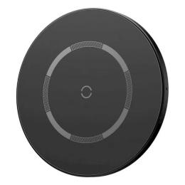 Бездротовий зарядний пристрій Baseus WXJK-E01 Black (Simple Magnetic Wireless Charger)