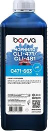 Чорнило для принтера BARVA CANON CLI-471 1L Cyan (C471-663)