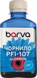 Чорнило для принтера BARVA Canon PFI-102/107 180 мл Cyan (C107-885)