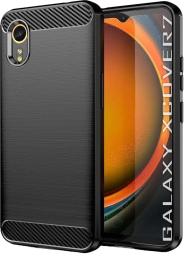 Чохол-накладка BeCover Carbon Series для Samsung Galaxy Xcover7 Black (711892)