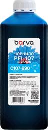Чорнило для принтера BARVA Canon PFI-102/107 1L Cyan (C107-890)