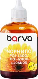 Чорнило для принтера BARVA Canon PGI-1400/PGI-2400 100 мл Yellow Pigment (C1400-927)