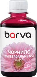 Чорнило для принтера BARVA HP Universal №3 180 мл Light Magenta (HU3-970)