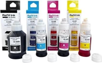 Чорнило для принтера Premium Quality Canon GI-40 SET B170ml, C/M/Y 70ml (70264941)