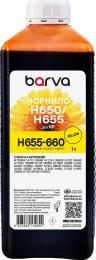 Чорнило для принтера BARVA HP 655/650 1L Yellow (H655-660)