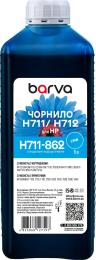 Чорнило для принтера BARVA HP 711/712 1L Cyan (H711-862)