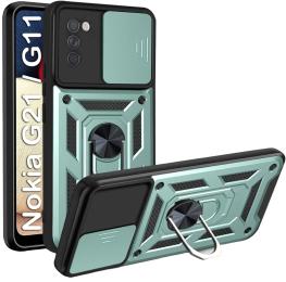 Чохол-накладка BeCover Military для Nokia G21/G11 Dark Green (709107)