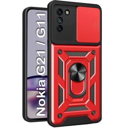 Чохол-накладка BeCover Military для Nokia G21/G11 Red (709108)