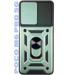 Чохол-накладка BeCover Military для Poco M6 Pro 5G Dark Green (710939)