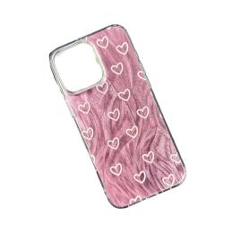 Чохол-накладка Infinity Print Case для Apple iPhone 13 Pink Серце