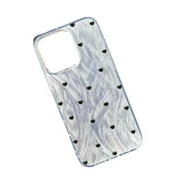 Чохол-накладка Infinity Print Case для Apple iPhone 13 Silver Серце