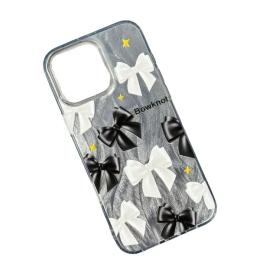 Чохол-накладка Infinity Print Case для Apple iPhone 13 Silver Бантик