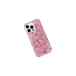 Чохол-накладка Infinity Print Case для Apple iPhone 15 Pro Max Pink Серце
