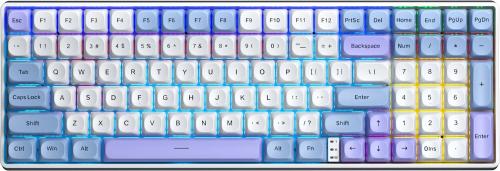 Клавіатура Aula S100 Pro KRGD Red switch White Blue (6948391205762) EN/UA