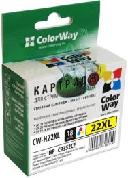Картридж для принтера ColorWay HP C9352CE (22XL) (CW-H22XL)