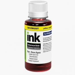 Чорнило для принтера ColorWay Epson SP R270/290 RX500 TX650 100 мл Yellow (EW650Y)