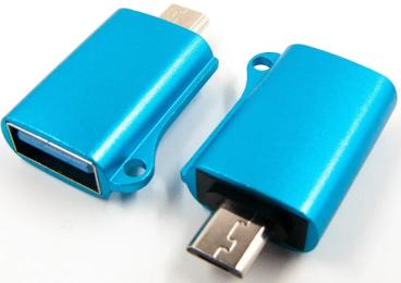 Перехідник DENGOS ADP-020 microUSB(тато) - USB(мама)