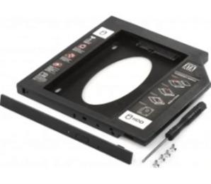 Кишеня-адаптер для диска 1stCharger HDC1ST950-2 HDD 2.5 у відсік приводу ноутбука SATA/mSATA