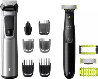 Тример Philips Multigroom і OneBlade 12-в-1 MG9710/90 Silver універсальний