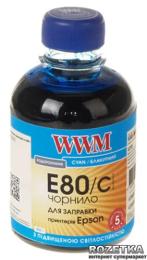 Чорнило для принтера WWM E80 Epson L800 200 мл Cyan (E80/C)