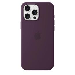Чохол-накладка EpiK Silicone case (AAA) full with Magsafe and Animation для Apple iPhone 16 Pro Max Plum