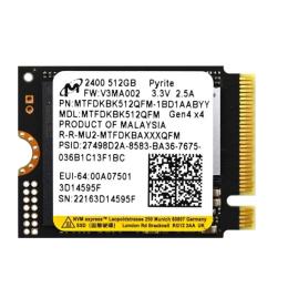 Внутрішній SSD диск Micron 2400 M.2 2230 (MTFDKBK512QFM) 512GB