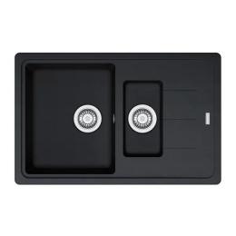 Кухонна мийка Franke BASIS BFG 651-78 114.0272.603 Onyx + вентиль + сифон