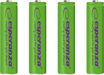 Акумулятор Esperanza EZA102G Green Ni-MH AAA 1000mah 4 шт