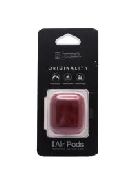 Чохол для навушників ArmorStandart Leather Airpods Case With The Metal Hook New ARM54284 Red