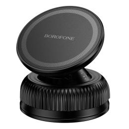 Тримач в авто Borofone BH139 Rider vacuum suction cup magnetic holder (universal) Black